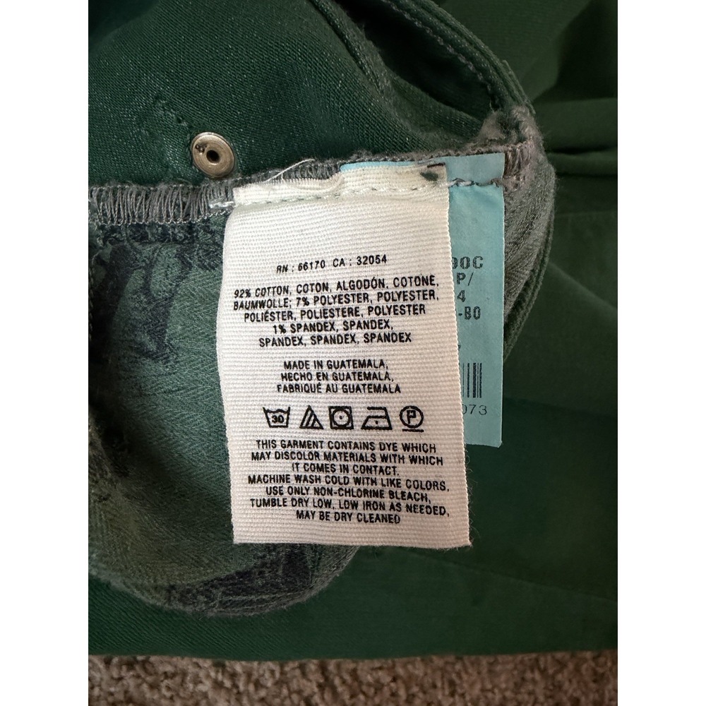 Anthropologie Pilcro & the Letterpress Women's Jeans Green Stet Pants Sz 29 - Picture 6 of 9